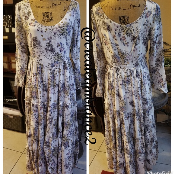 Free People Floral Maxi Dress - Picture 5 of 8